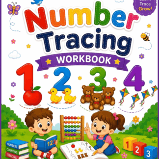 Number Tracing Workbook 1-20 for Preschool Kids